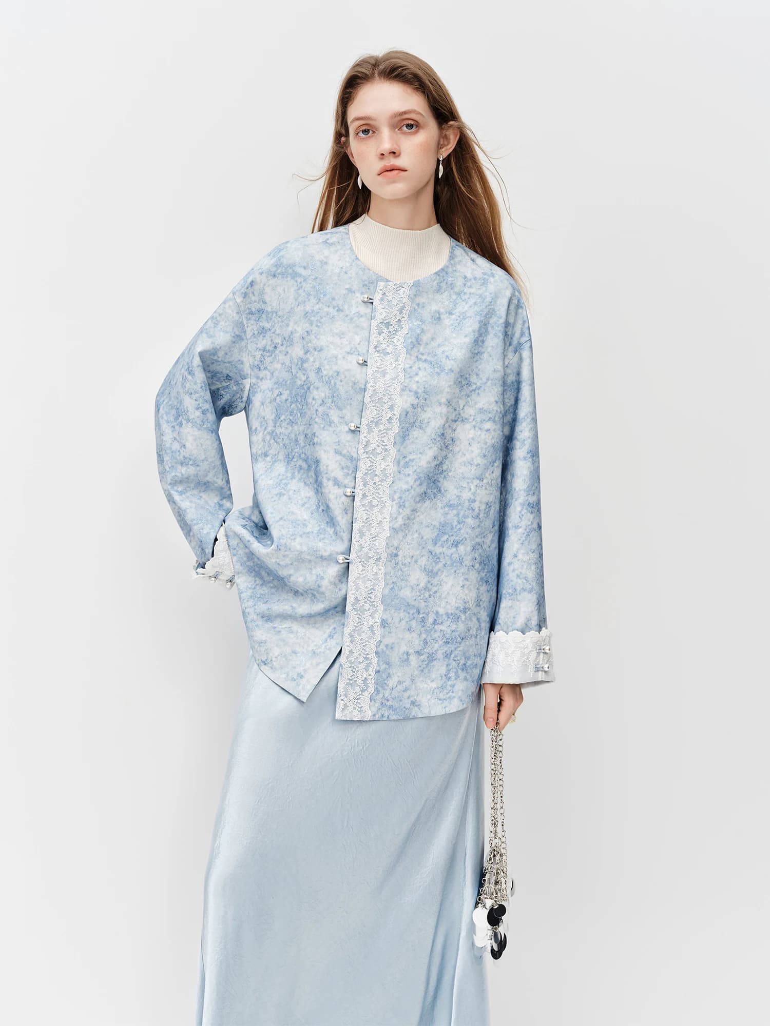 FSLE – veste en mélange de lin de Style chinois, nouvelle collection printemps 2026, nouvelle versio