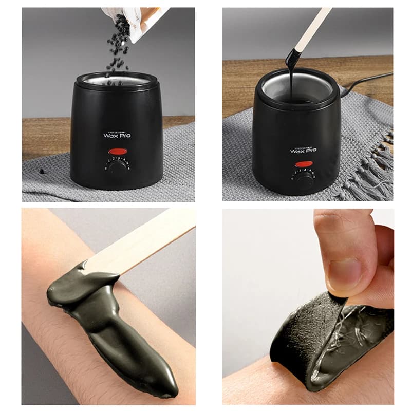 Machine chauffante à cire pour épilation Pot de fusion de cire avec Kit de haricots de cire 200ml ép