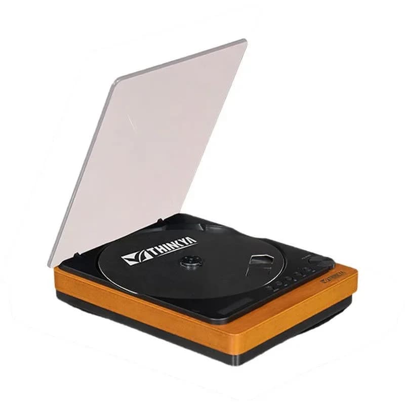 Lecteur CD vintage en bois, Bluetooth 5.1, sortie optique numérique, HIFI, lecteur CD USB, lecture s