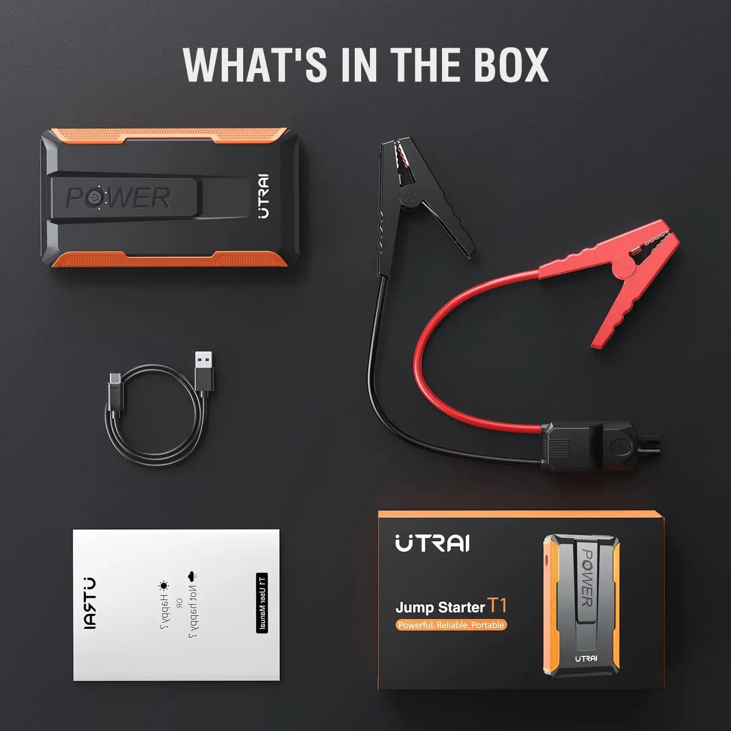 UTRAI démarreur de saut automatique 1400A batterie externe Portable démarreur de saut de voiture dém
