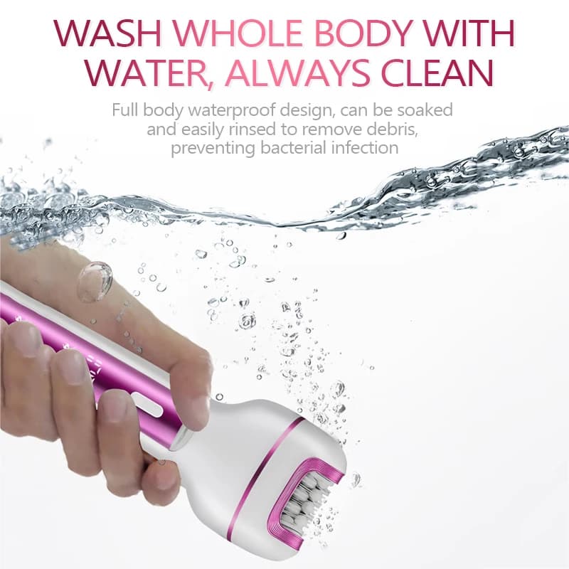 Épilateur électrique 3 en 1 Rechargeable pour femmes, pour le visage et le corps, épilation féminine