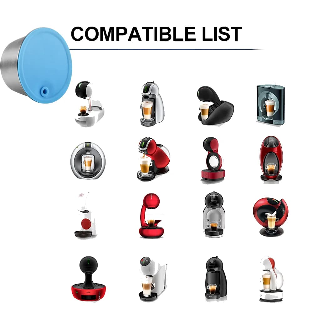 Capsules de café réutilisables Dolce Gusto, dosette de recyclage pour Nescafe Picolo xs Repuesto, fi