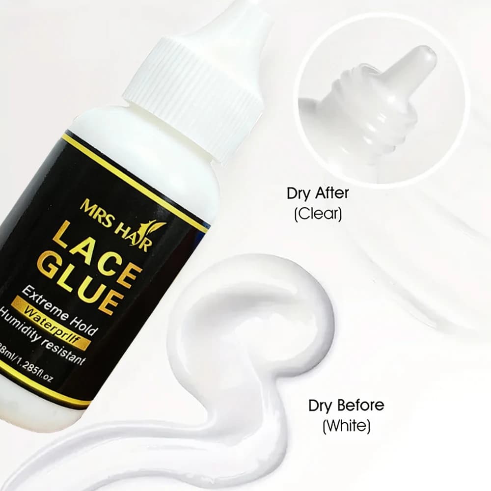 1/3/5 colle à dentelle 38ml colle à dentelle imperméable à tenue extrême adhésif pour perruque front