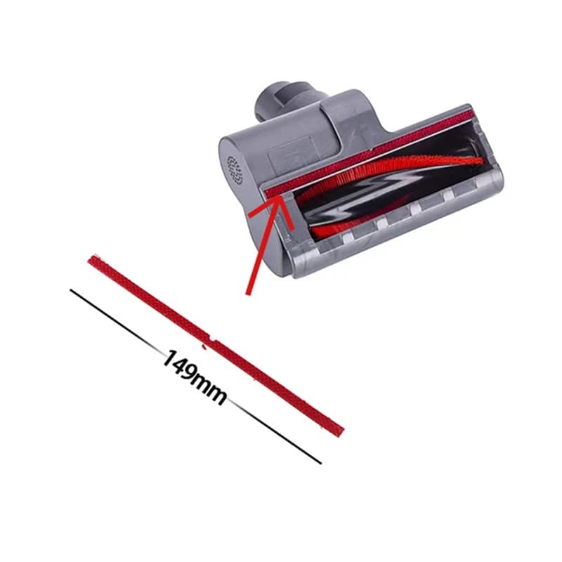 Brosse d'élimination des acariens, adapté pour aspirateur Dyson, fond en velours électrostatique