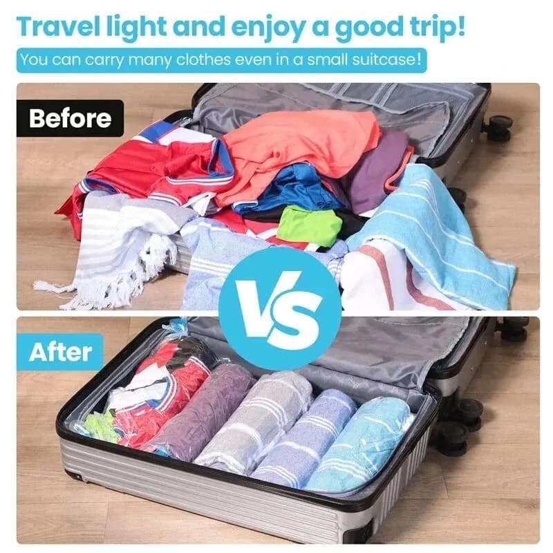 Sacs de rangement enroulables pour voyage, gain de place, pour bagages, vêtements, bateau de croisiè