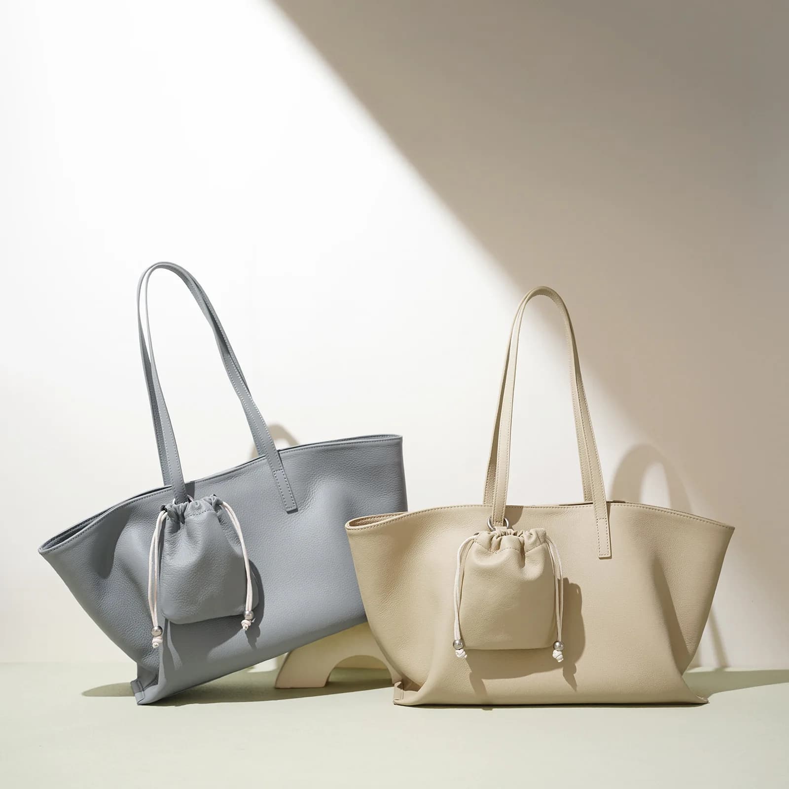 Sac à main à bandoulière Portable en cuir véritable pour femmes, fourre-tout de grande capacité insp