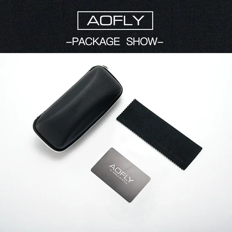 AOFLY-Lunettes de soleil polarisées classiques pour hommes et femmes, TR90, monture légère et flexib