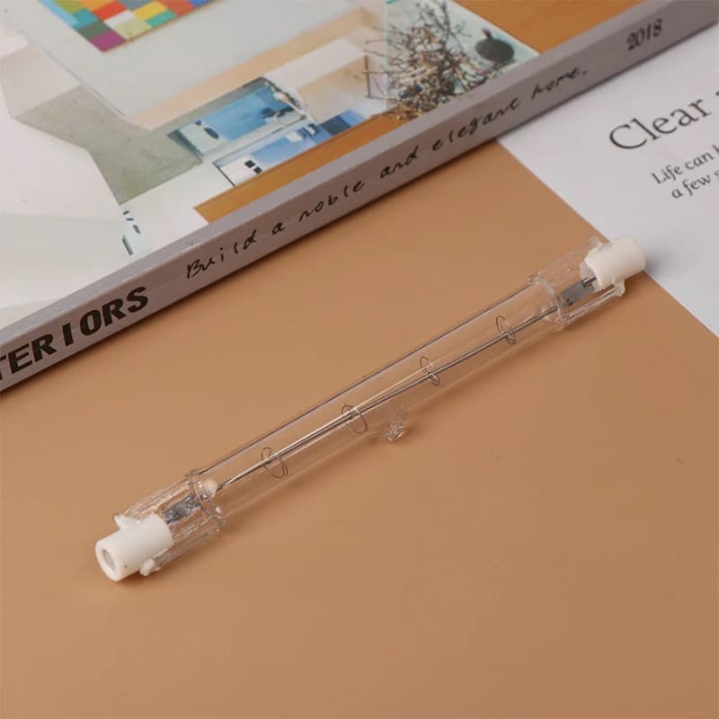 Lampe halogène R7s à Double extrémité, 100/200/300W, 118mm, ampoule linéaire AC230V, décoration dome