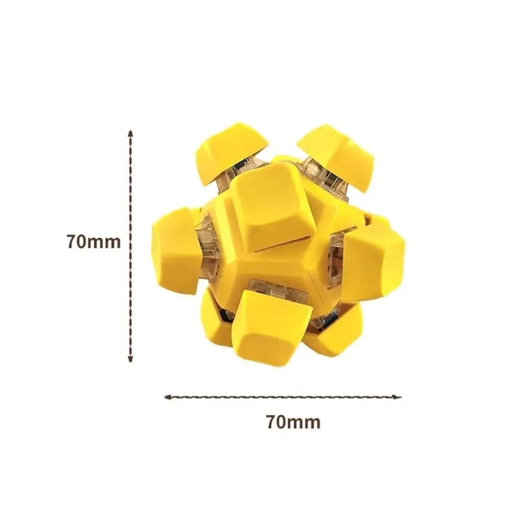 Nouveau 12 touches boule magique Fidget porte-clés touches bouton bricolage clavier doigt clavier ca