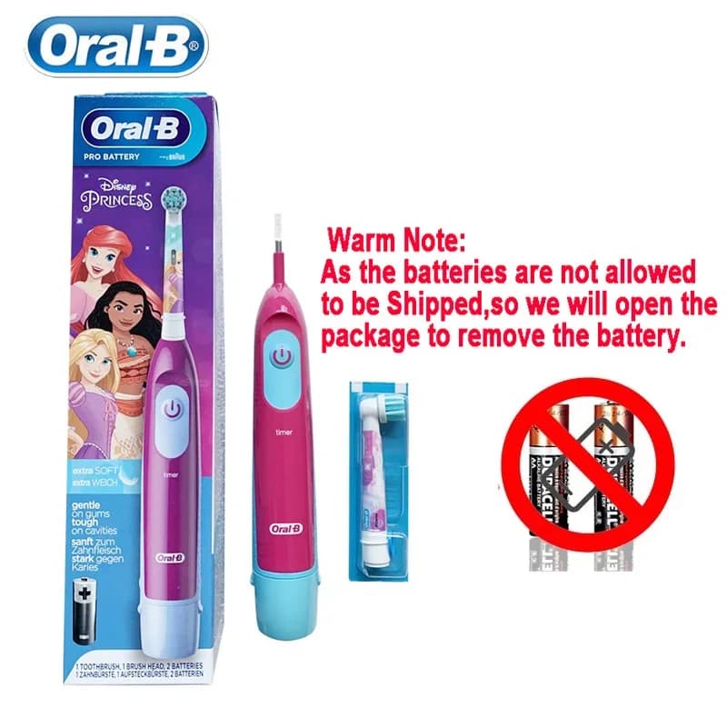Oral B brosse à dents électrique enfants rotatif propre poils souples 2 Min minuterie brosse à dents