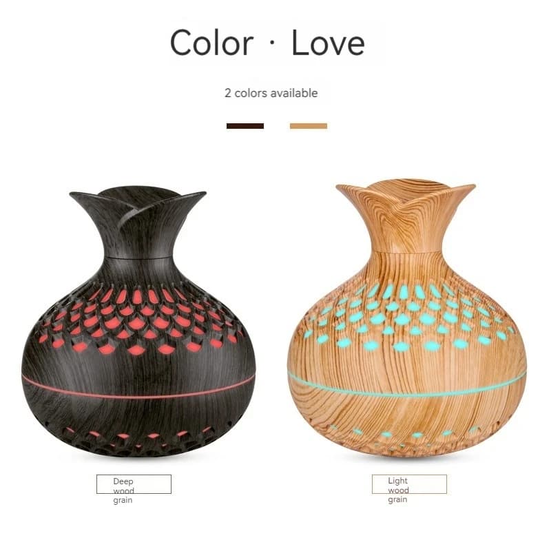 Humidificateur à Grain de bois 300ml, diffuseur d'arôme USB, atomiseur, humidificateur domestique, I