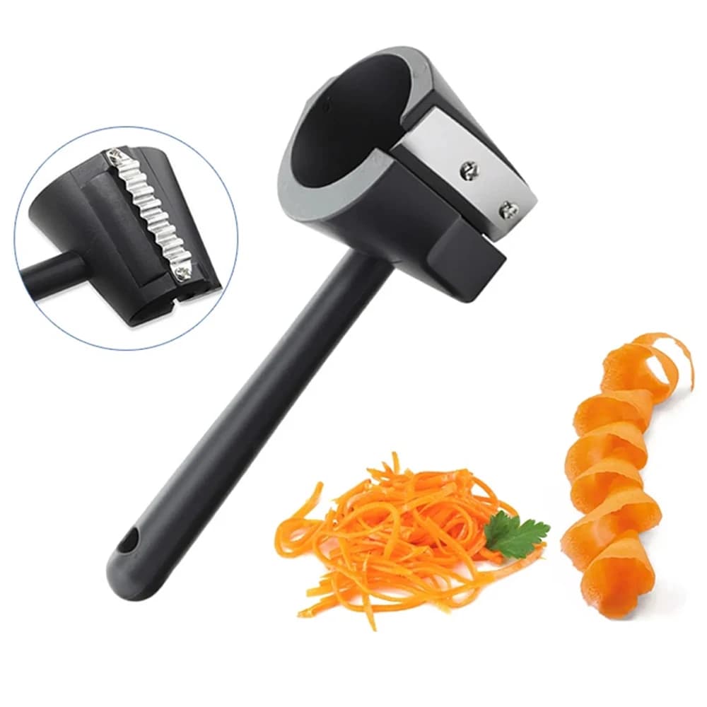 Coupe-légumes et fruits, entonnoir en spirale pour la maison, broyeur de fleurs, éplucheur d'artefac
