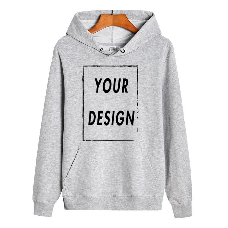 Sweat à capuche en pur coton à manches longues pour hommes et femmes, sweat-shirt de sport décontrac