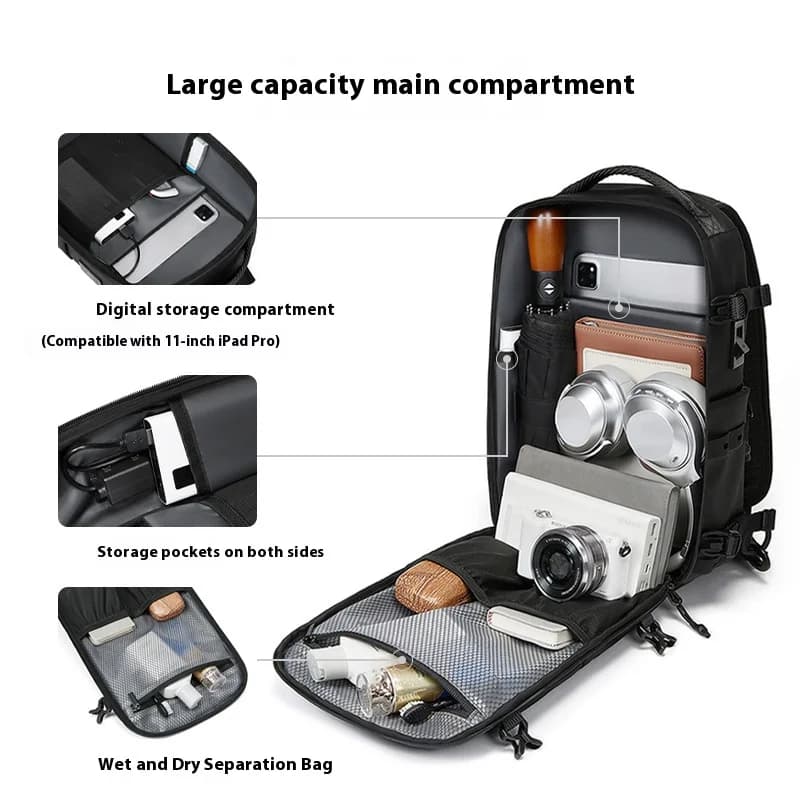 Sac à bandoulière croisé pour hommes, sac de poitrine étanche, sacoche de taille tactique avec ferme