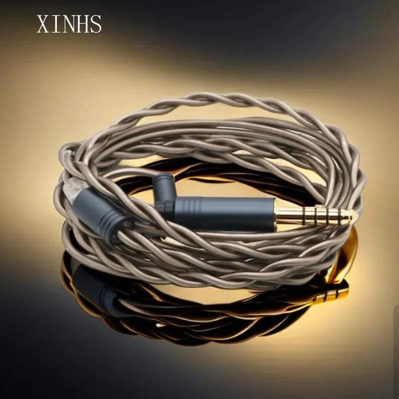 XINHS-Câble de mise à niveau gris cuivre sans oxygène à 2 brins, K04