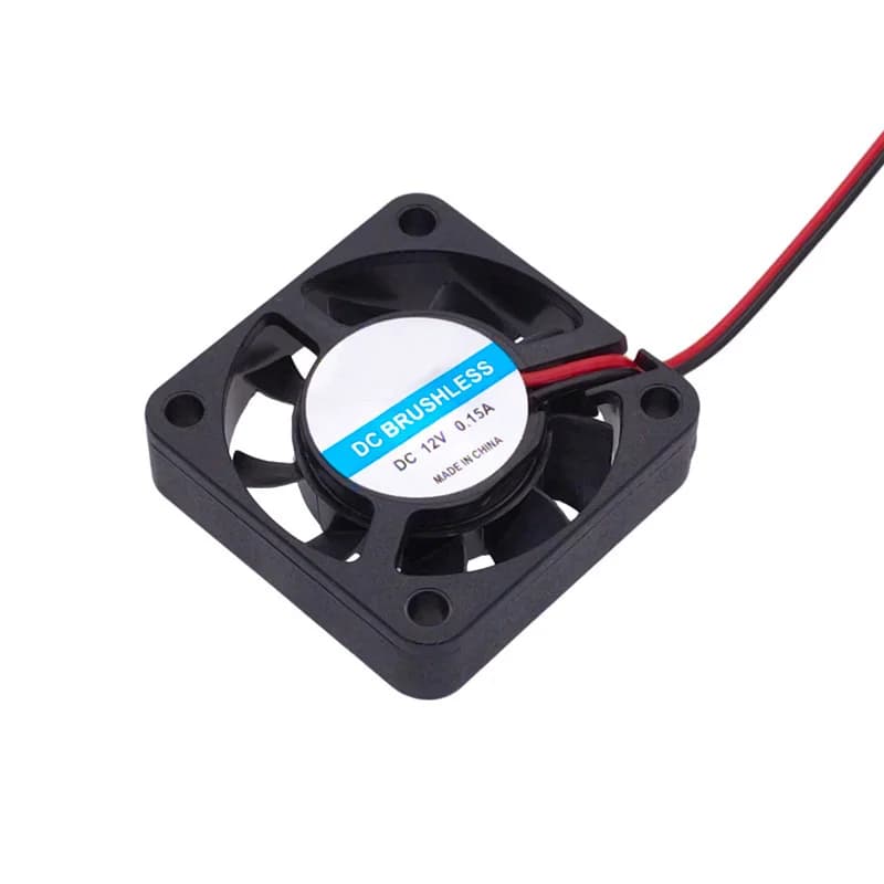 Ventilateur DC sans balais à deux fils 5V 12V 24V, ventilateurs de refroidissement industriels à rou