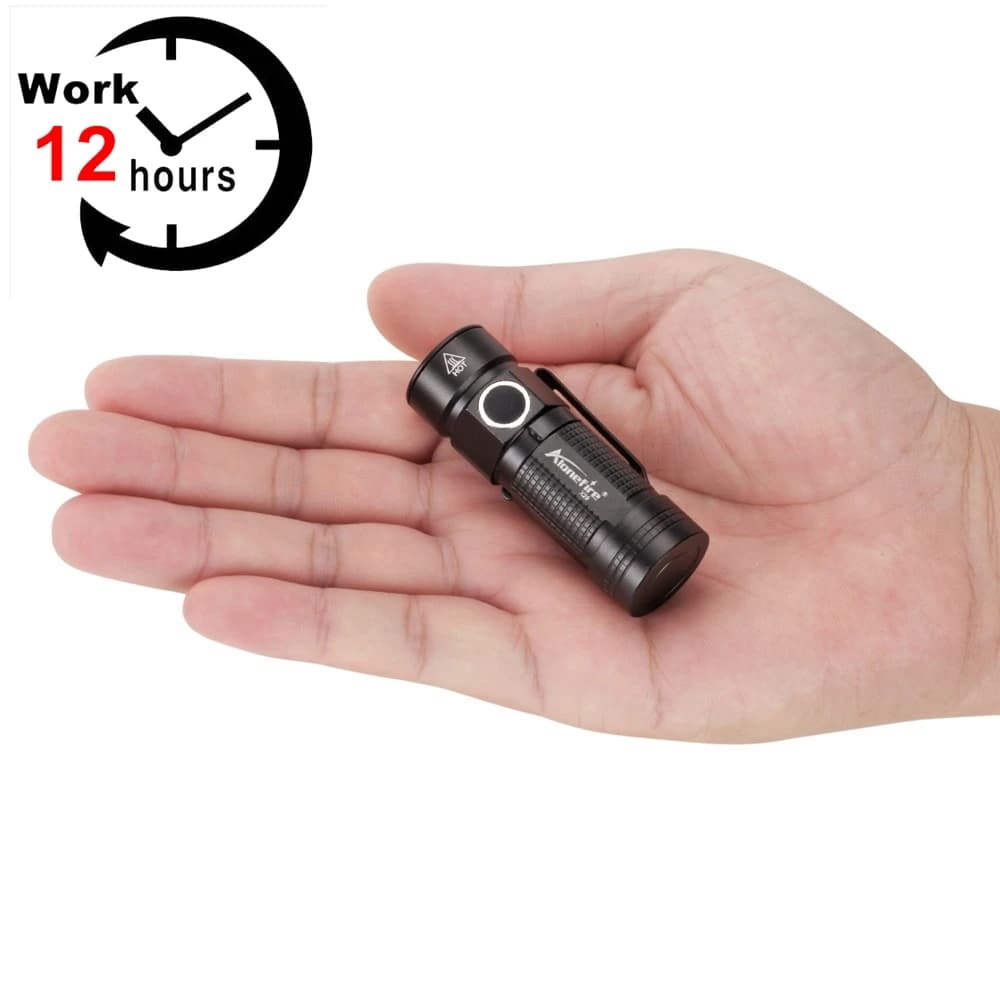 X29 LED Portable Mini lampe de poche LED 12 hr longue endurance pêche randonnée enfant dame sac à do