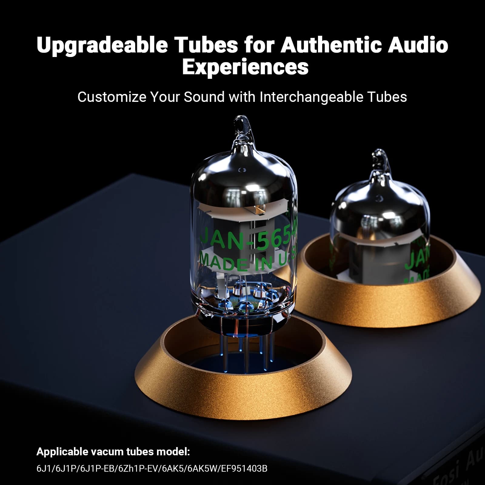 Préamplificateur phono Fosi Audio pour tourne-disque, préamplificateur stéréo mini HiFi à tubes à vi