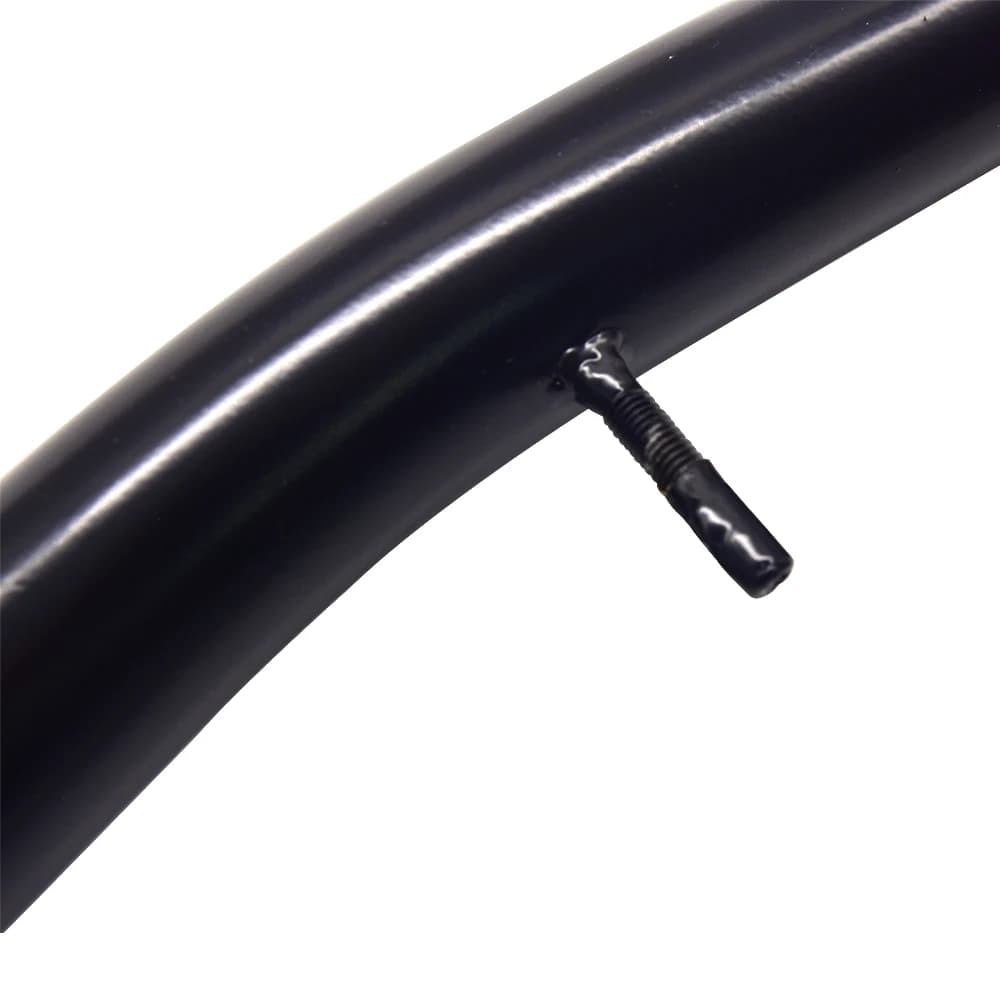 ACEOFFIX-Tige de tube de direction en acier au chrome-molybdène noir, guidon S/M pour Bromsilice, ac