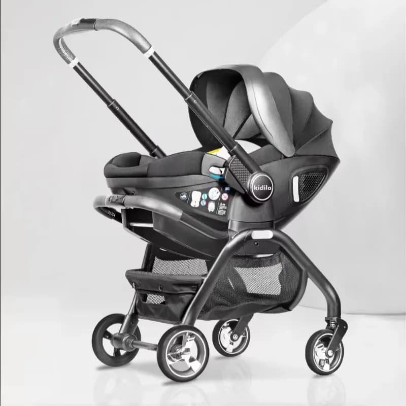 Nouvelle poussette portable 2025, siège multifonctionnel détachable, utilisable en voiture et en pou