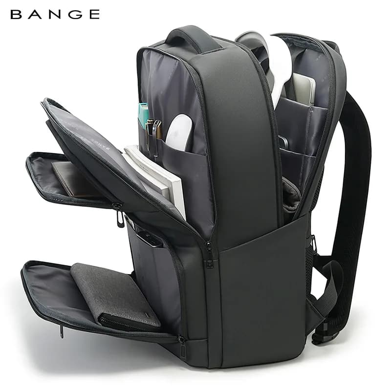 BANGE nouveau sac à dos quotidien de grande capacité pour ordinateur portable d'affaires étanche lég