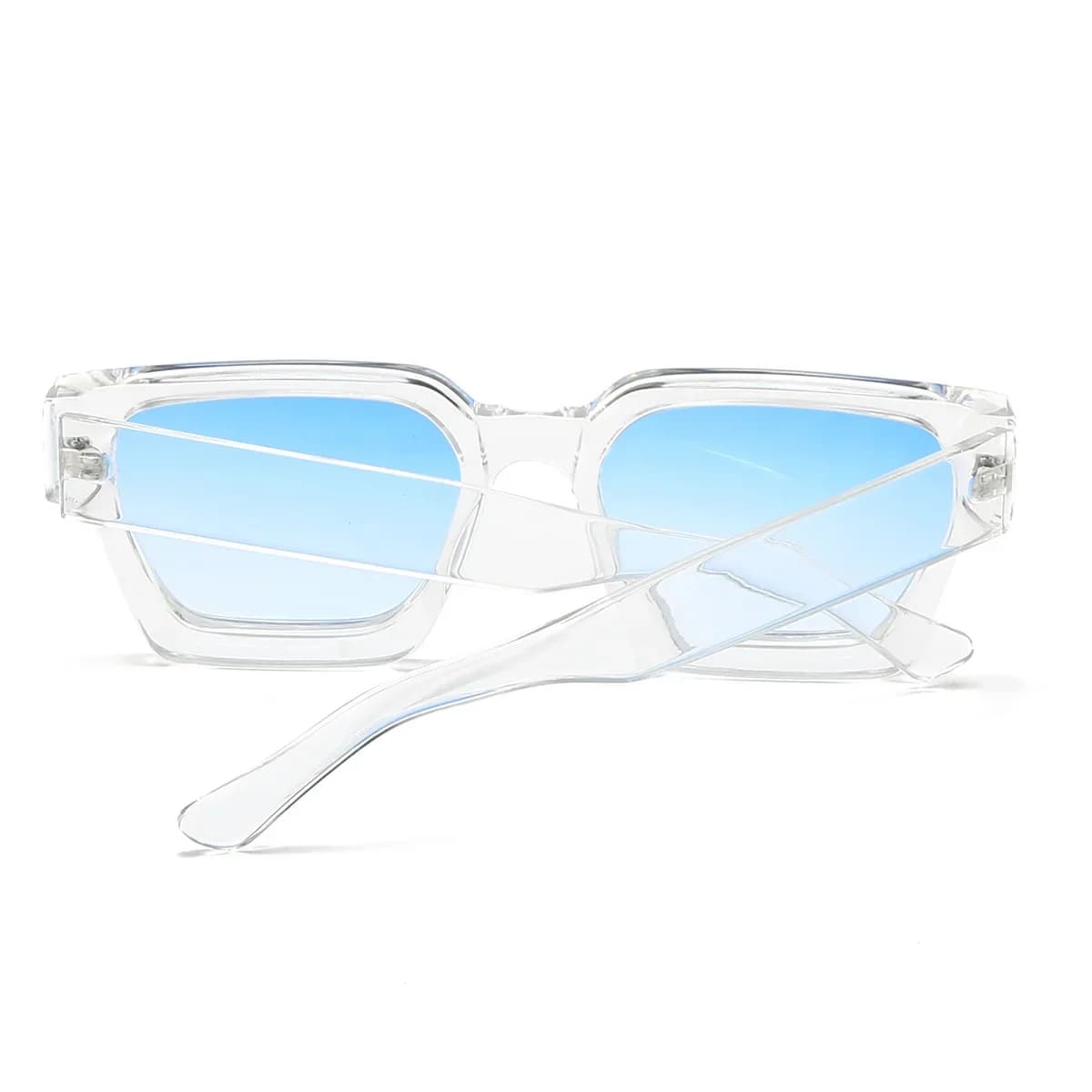 JNPCXI mode carré femmes luxe lunettes de soleil rétro dégradé bleu concepteur hommes tendance lunet