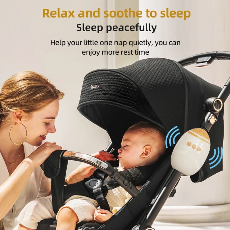 Accessoires à bascule pour poussette de bébé Portable, balançoire automatique pour bébé, sucette de 