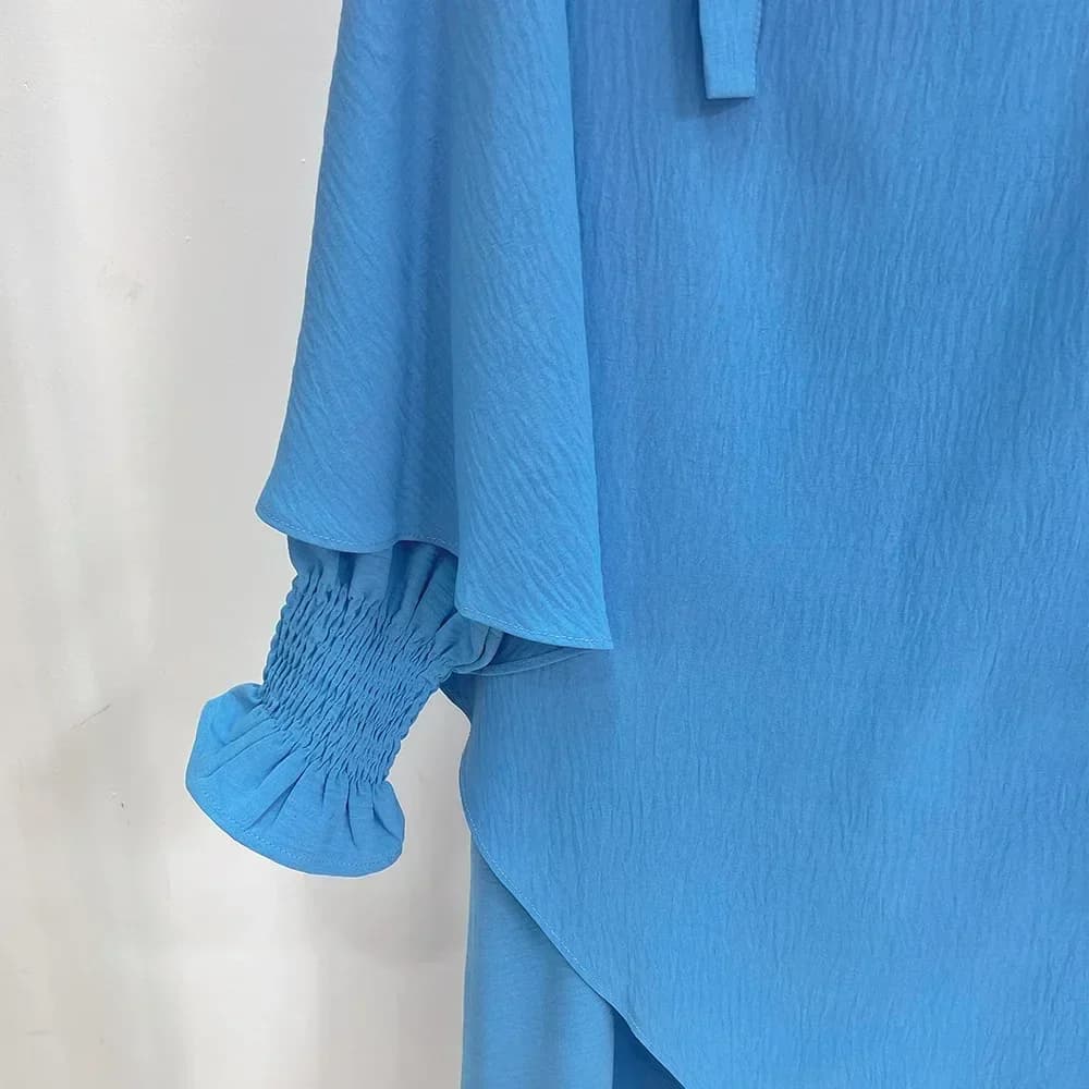 Ensemble 2 pièces Abaya et tiens imar pour femmes, Jilbab, Ramadan, Robe longue, Hijab, Vêtements de