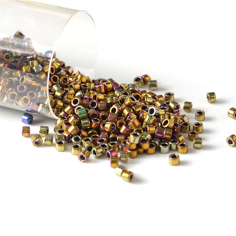 10 g/Tube JP Miyuki Delica 11/0 perles de rocaille en verre couleur métallique perles de rocaille en