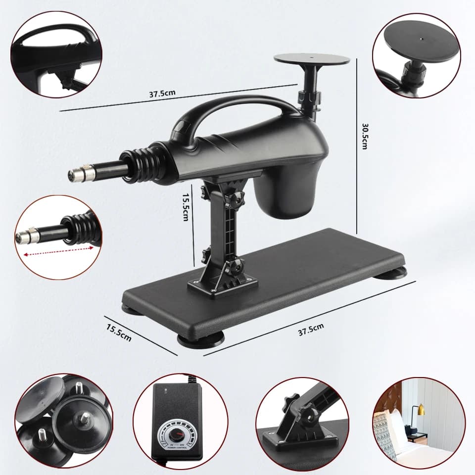 Machine sexuelle automatique avec gros gode pour femmes, Machine d'amour, pistolet de pompage de Mas
