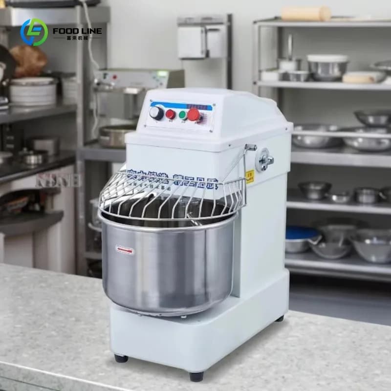 Mélangeur de pâte en spirale électrique Commercial personnalisé, pour boulangerie, gâteau, Pizza, tr