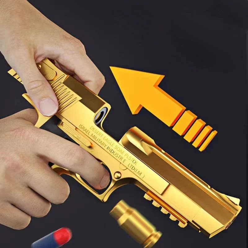 Desert Eagle – pistolet jouet à éjection de coque, pistolet Airsoft, balle en mousse souple, arme CS