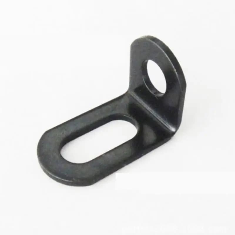 Attaches d'angle en métal noir en forme de L, 10 pièces, supports de montage à angle droit