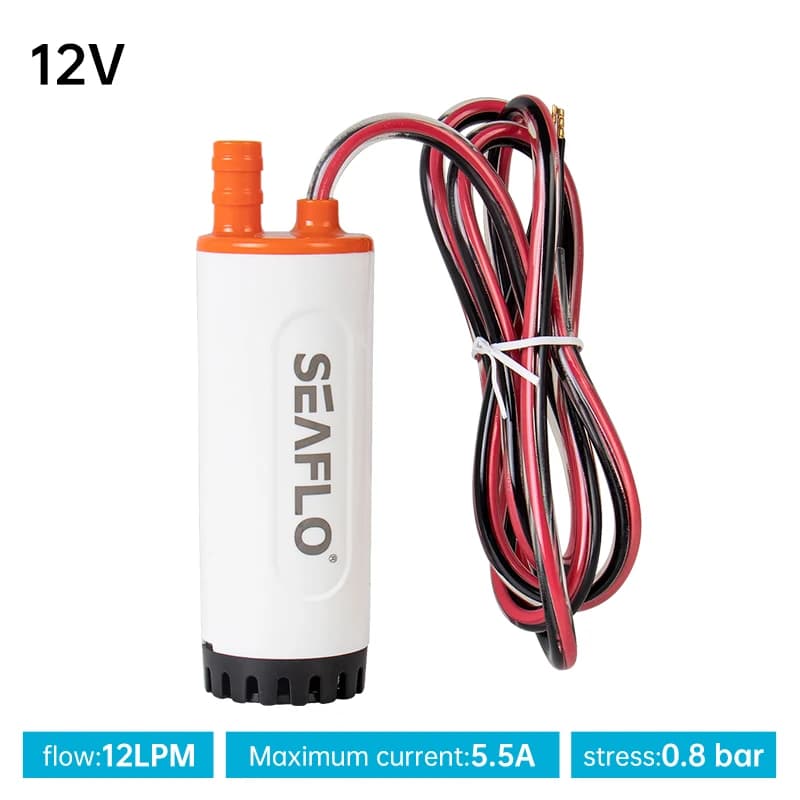 Pompe submersible SEAFLO RV 12V, micro pompe à eau, réservoir d'eau, pompe à eau, petite pompe subme