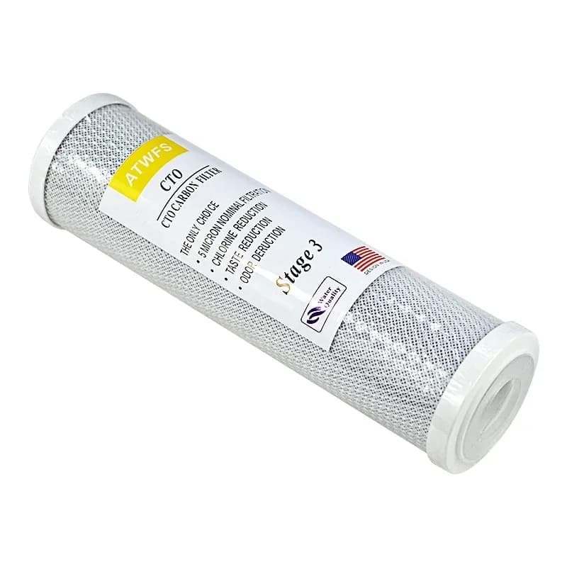 Système de filtre à eau par osmose inverse, pré-filtre de grande capacité, étape 1, 2 et 3, paquet d