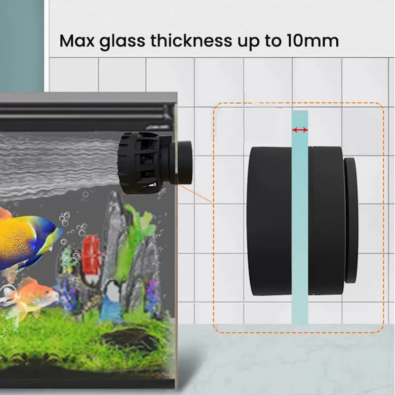ZKSJ Mini mince contrôle tactile eau douce eau salée 5/9W DC Aquarium Wavemaker pompe de Circulation