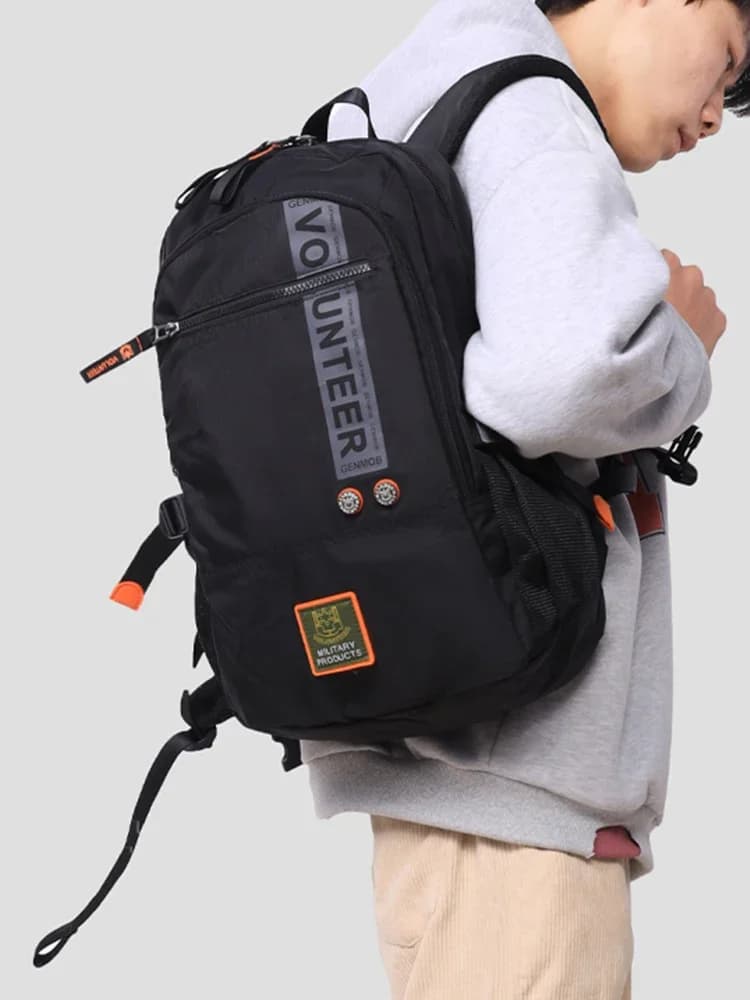 VOLUNTEER sacs à dos pour hommes nouveau voyage ordinateur collège sac à dos homme mode grande capac
