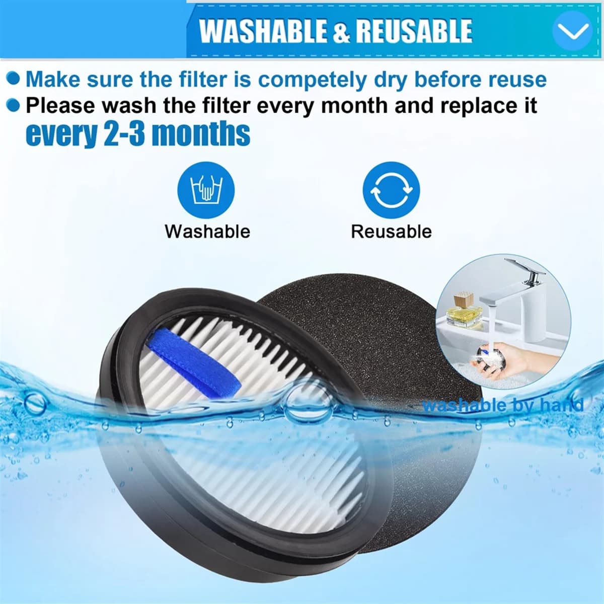 Filtre de remplacement pour aspirateur vertical A200Pro A200, accessoires pour aspirateur sans fil s