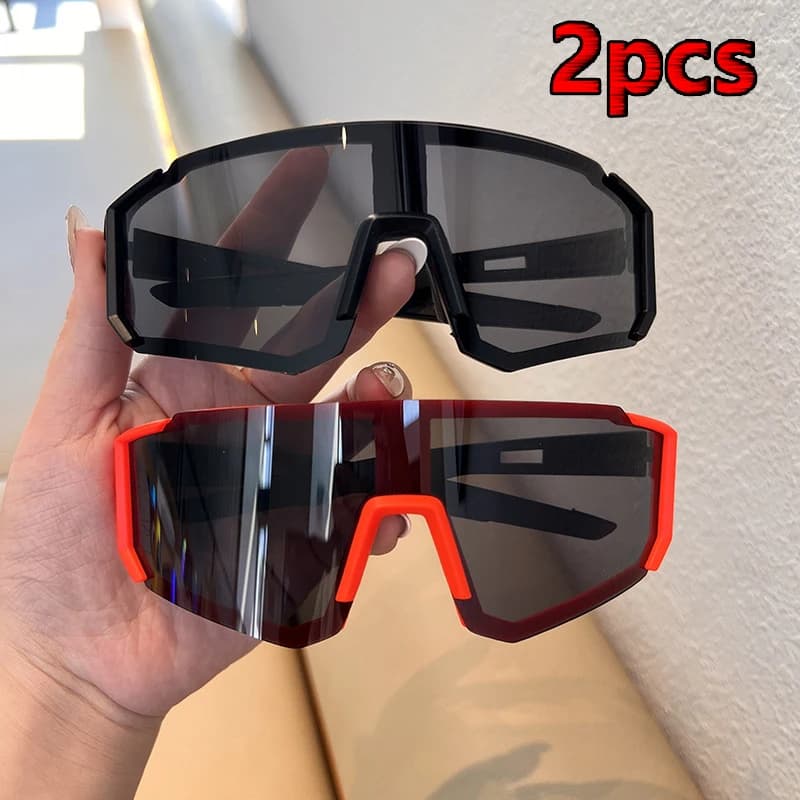 1/2 pièces lunettes de soleil de cyclisme femmes UV400 Anti-sable protecteur des yeux lunettes de so