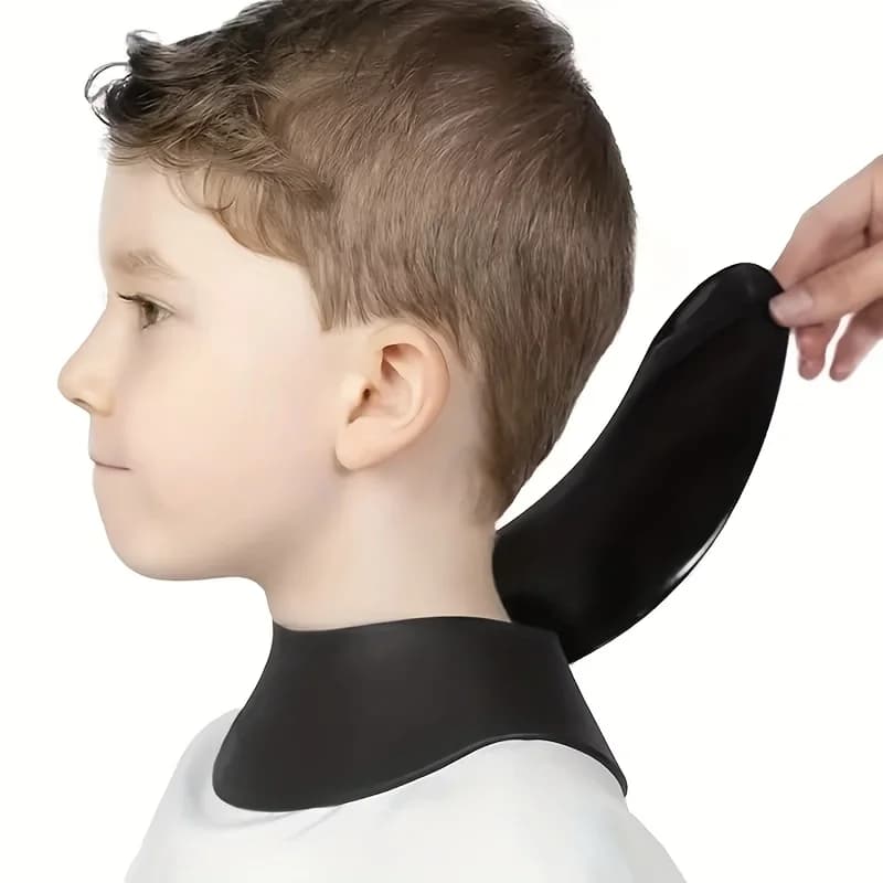 Cape de coiffure réglable en Silicone pour coloration et traitements chimiques, protecteur de cou pr