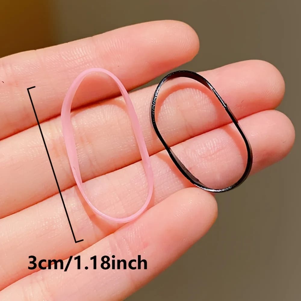 1000 petits élastiques jetables pour les petites filles pour attacher les cheveux avec des élastique