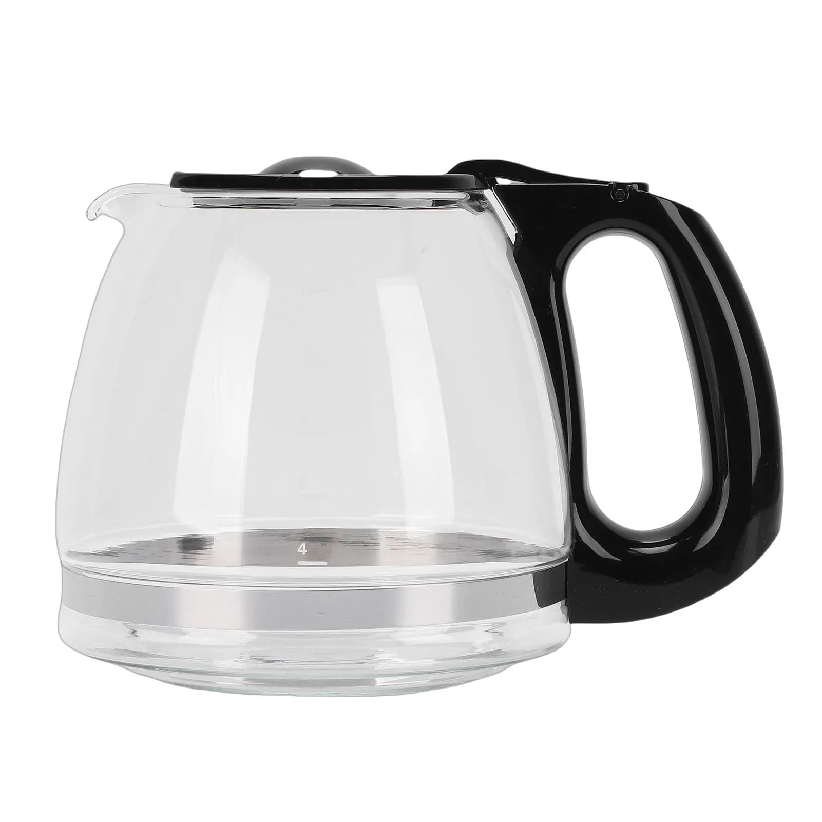 Carafe à café en verre, pot à café en verre, facile à nettoyer, résistant à la chaleur et au froid, 