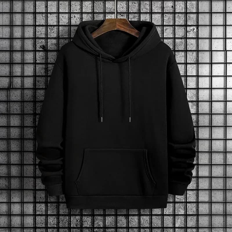 2025 automne/hiver nouveauté hommes à capuche de haute qualité couleur unie sweat à capuche mâle mai