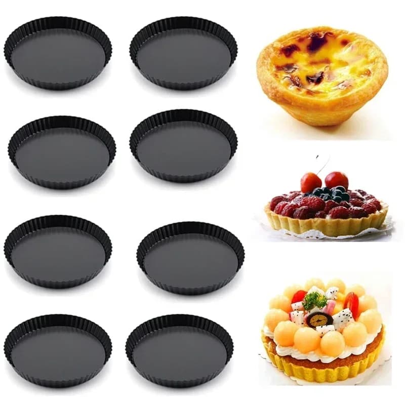 Moule à tarte antiadhésif, quiche, flan, mousse, gâteau, pizza, fourmi, dessert, outil de cuisson Ra