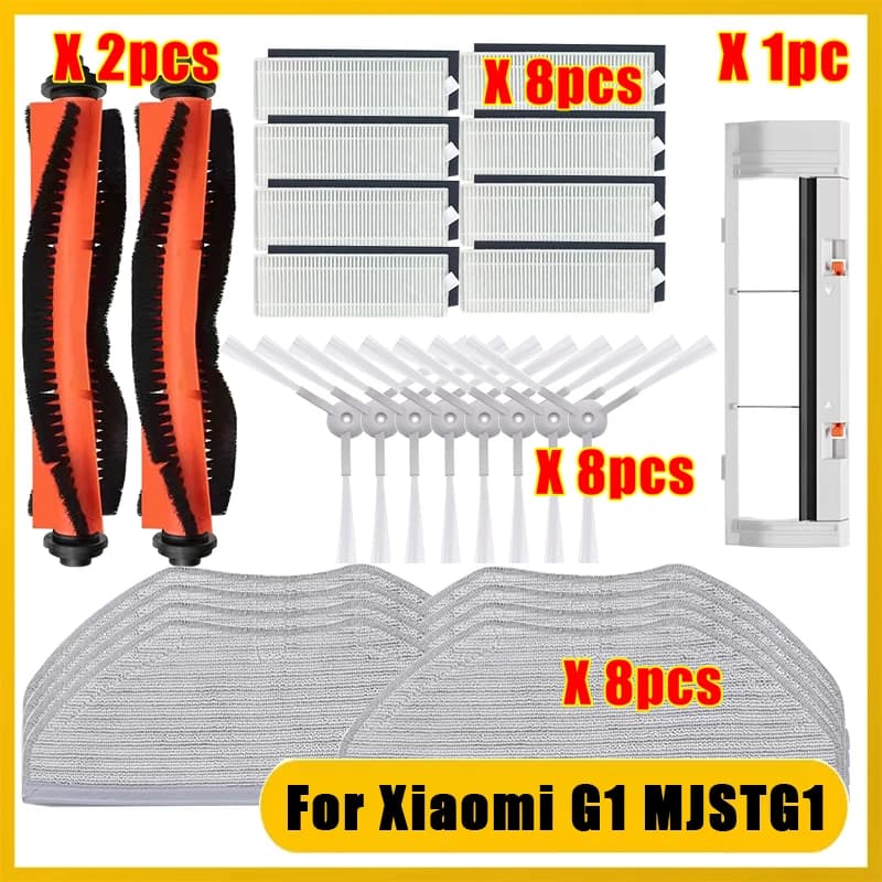 Pour Xiaomi Mijia G1 MJSTG1 Mi Robot aspirateur-vadrouille essentiel filtre Hepa rouleau latéral pri