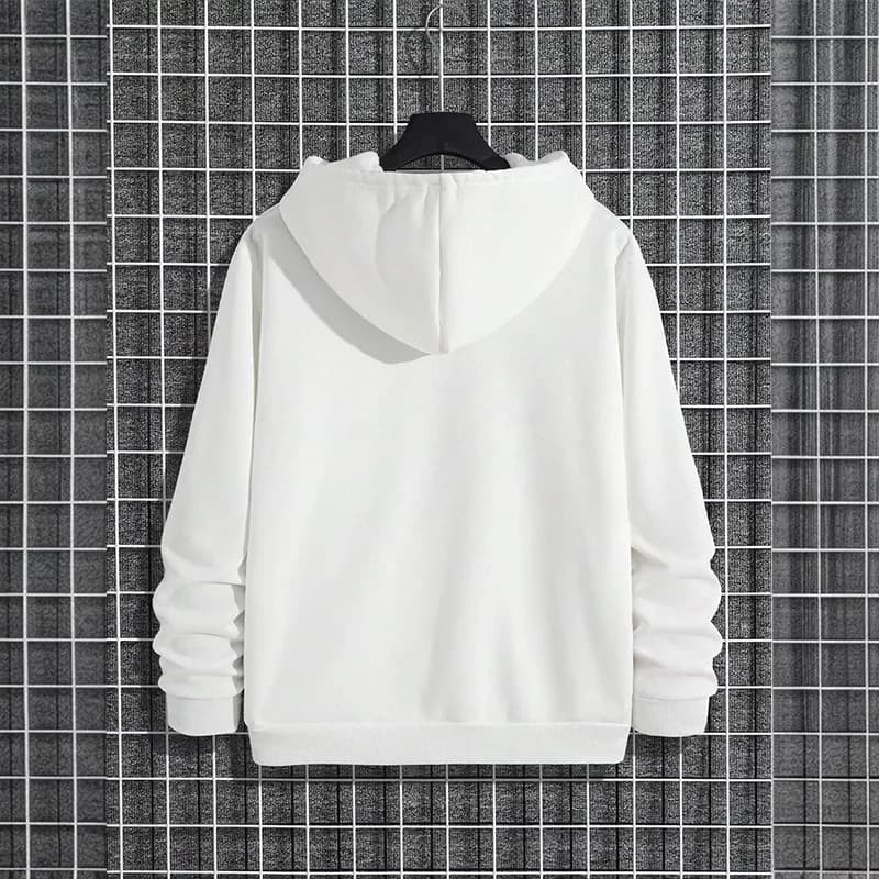2025 automne/hiver nouveauté hommes à capuche de haute qualité couleur unie sweat à capuche mâle mai