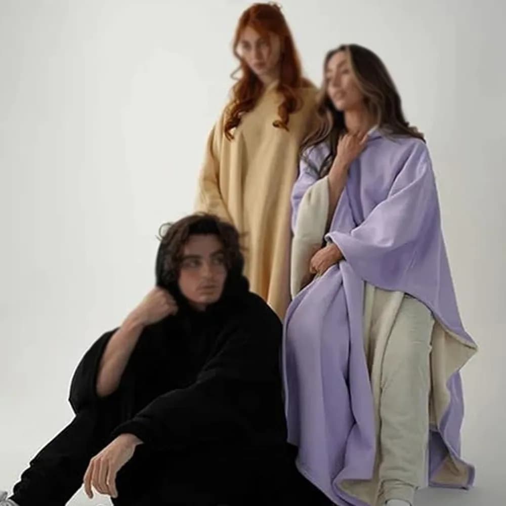 Mode Indio cape Robe à capuche Punk ample couleur unie hommes sweat couverture décontractée avec cha