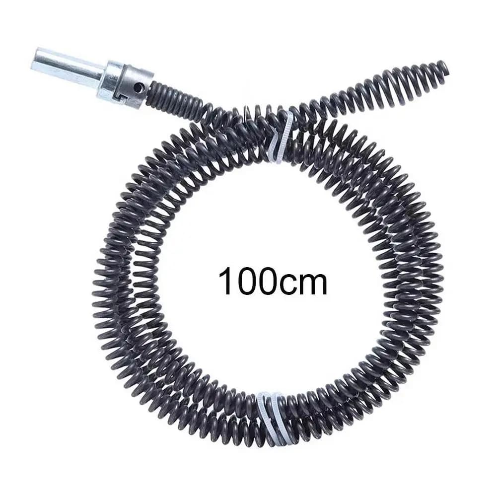 Outil de dragage de canalisations 5/2,5/1,5/1M, connecteur de perceuse électrique à ressort, débouch