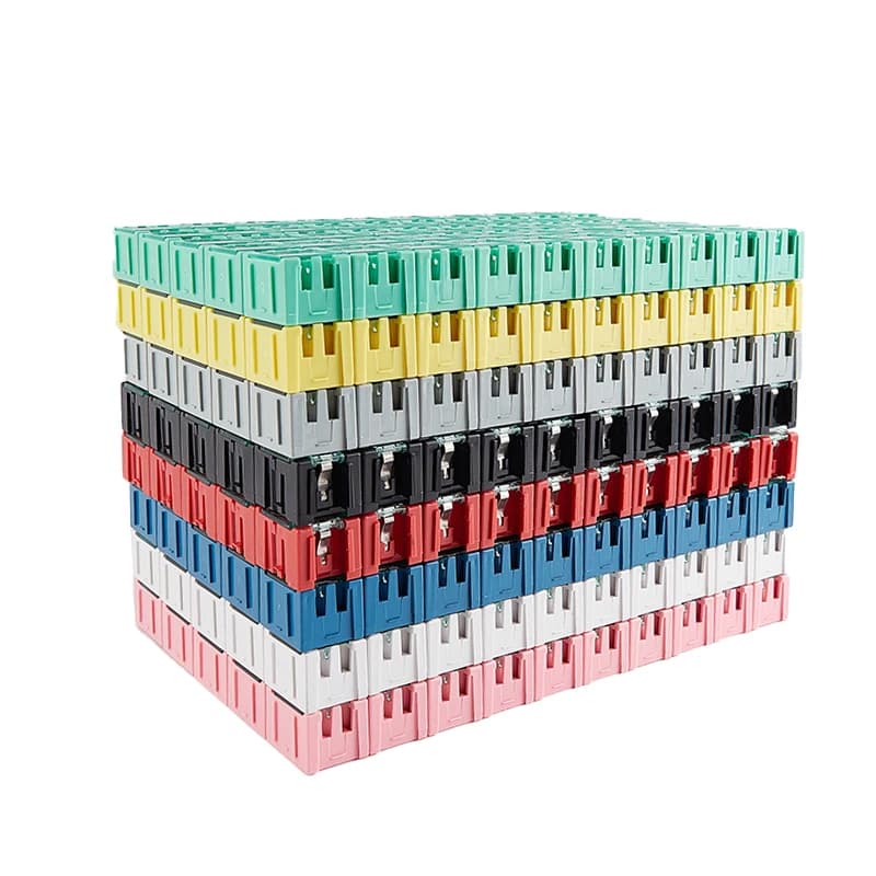Kit de mini boîtes de rangement pour coordinateur électronique, conteneur, SMD, SMT, ensemble de 50 