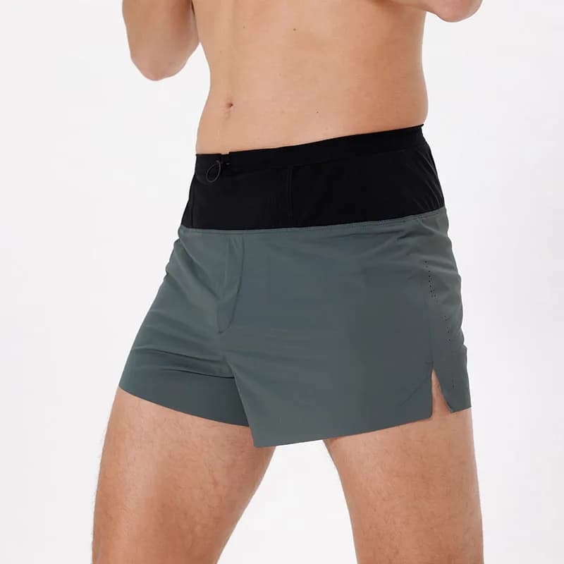 AONIJIE-Short de sport respirant à séchage rapide pour hommes, troncs athlétiques pour hommes, cours